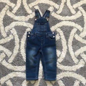NWOT Jordache Toddler Overalls w/ Pink Stitching